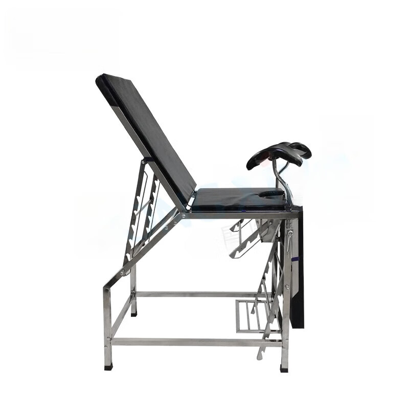 健康不锈钢产检床分娩人流手术冲洗床医院诊断床可调节起背妇科检