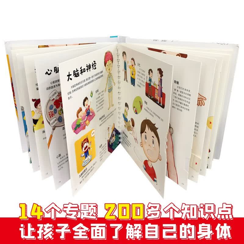 我们的身体绘本3D立体书学前儿童生理启蒙读物我的身体认知大发现百科书3-6岁幼儿园儿童互动游戏立体科普童书详情图