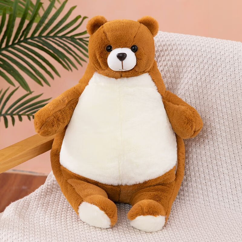 暖手捂毛绒玩具插手公仔办公室午睡靠垫沙发靠枕睡觉夹腿抱枕 抱抱熊