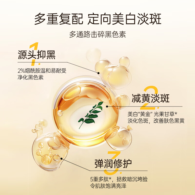 MIGUHARA咪咕哈啦面膜补水美白淡斑去黄提亮肤色保湿紧致护肤品两部曲女士 美白面膜3盒（15片）