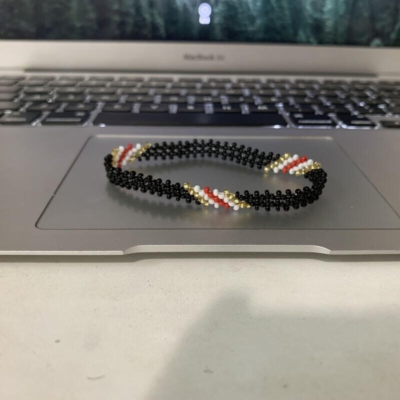 手环材料自制纯手工全进口材料肯尼亚英国中国国旗长跑马拉 大迫杰