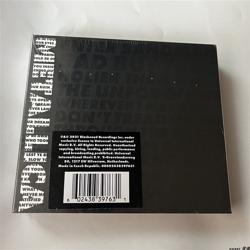全新现货cd 金属乐队合唱团致敬专辑the metallica blacklist 4cd