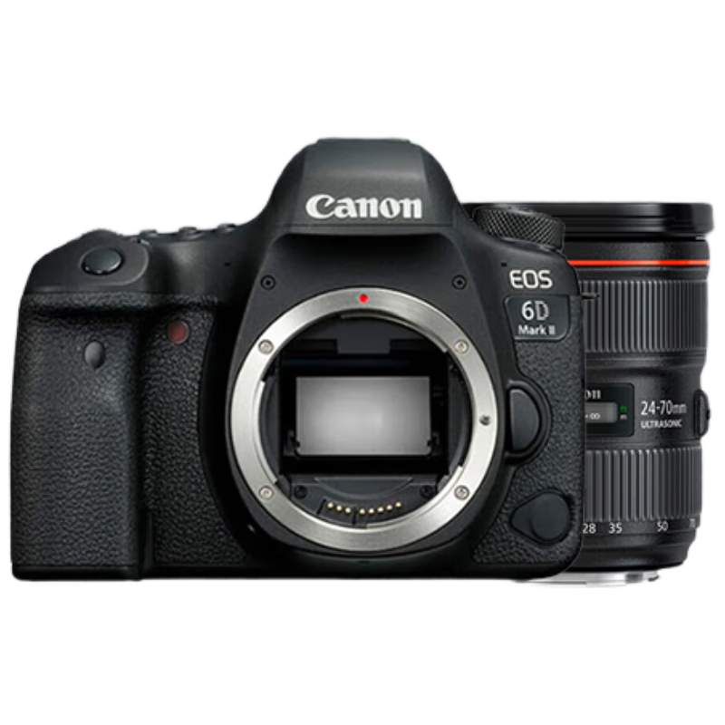 ���ܣ�Canon������6D2 ȫ��������������� 24-70�佹��ͷ 4K��Ƶ �������� �����ظ�������� ɨ��������װ	