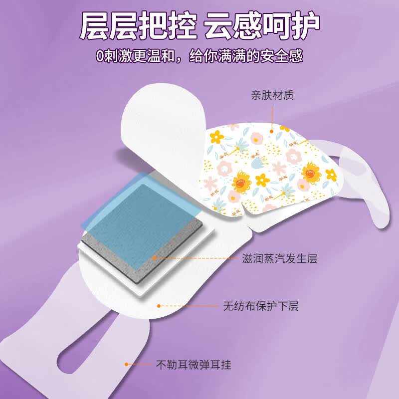 葵花热敷蒸汽眼罩 遮光眼罩睡眠眼贴护眼缓解眼干眼涩熬夜男女通用 薰衣草香型30片