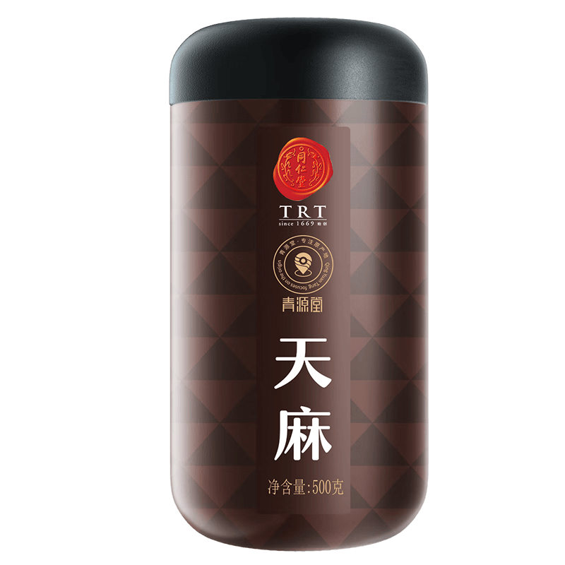 同仁堂品牌 北京同仁堂天麻500g 非野生天麻整个泡茶当归茯苓搭档养生茶