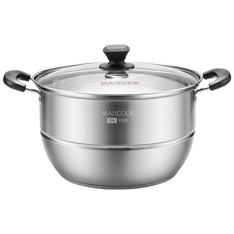 ������MAXCOOK������ 304�����32cm�������� �Ӻ񸴺ϵ�ȼ������¯ͨ�� 127.71Ԫ(������)