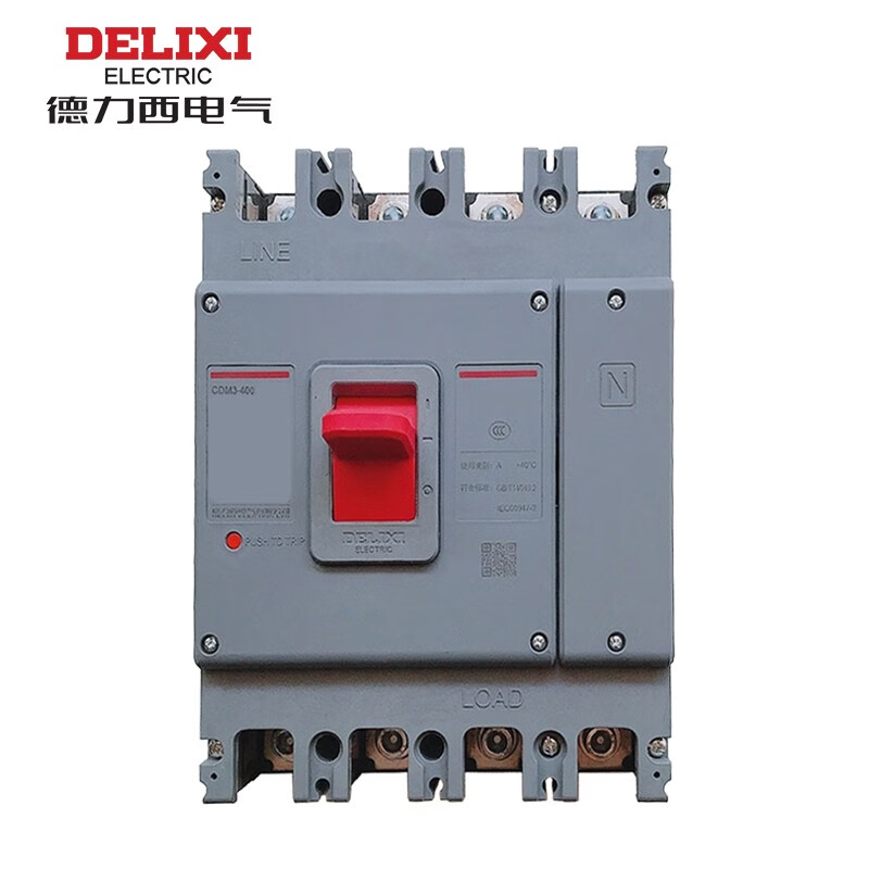 德力西电气 cdm3s-400f/4340a 315a ac230v 塑壳断路器 m3s400f315