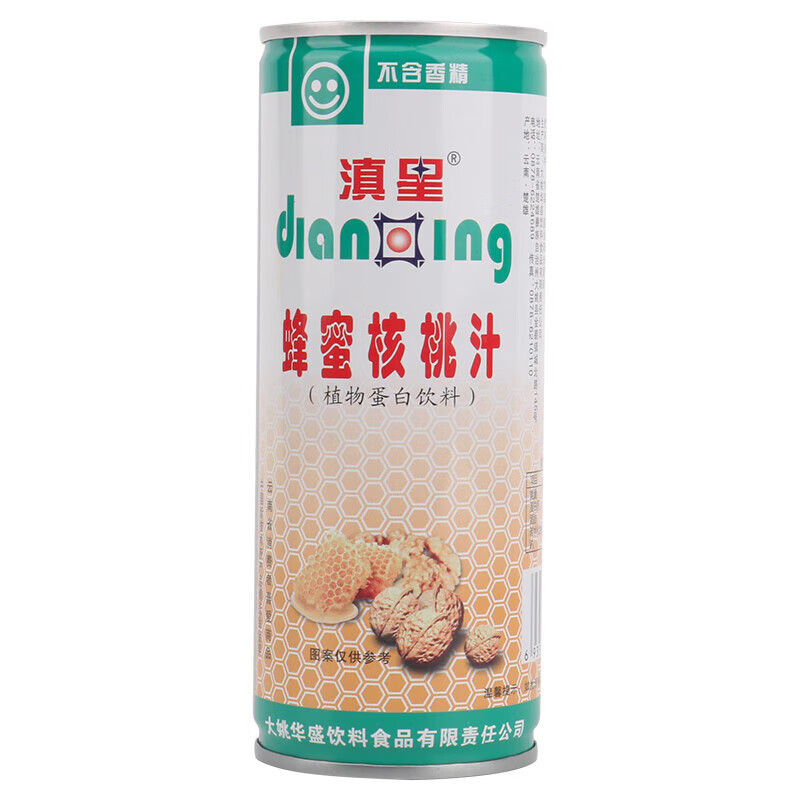 滇星（dianxing）云南大姚蜂蜜核桃汁飲料楚雄特產(chǎn) 蜂蜜核桃汁6罐x240ml 240ml