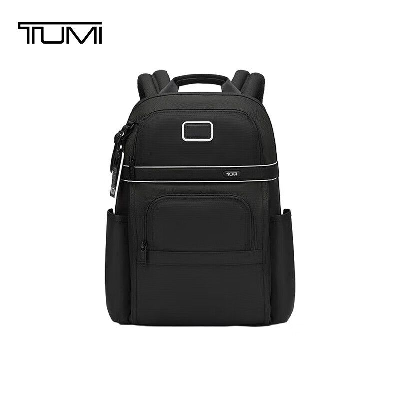 途明（TUMI）DFO GEN男士雙肩包商務通勤簡約純色電腦包黑色 026303207DWOE