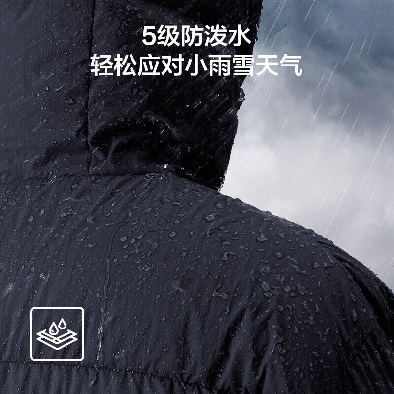 狮奥利兴江苏特别特羽绒服工装服40男女白鸭绒加厚新款冬季工装保暖冬装情 黑色 专柜品质 XL (建议135155斤)