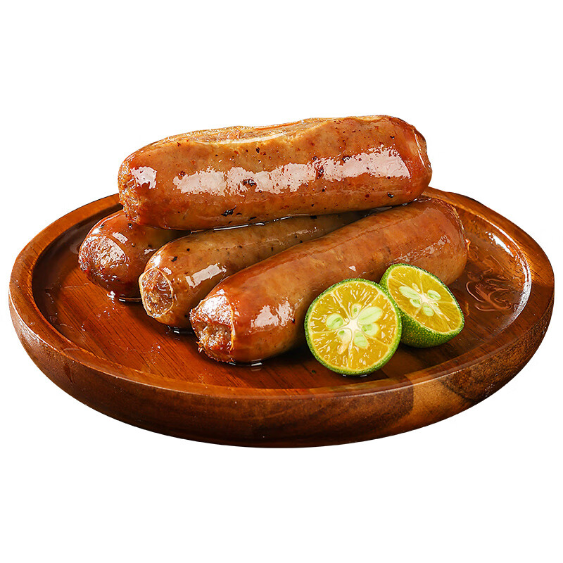 正是安格斯牛肉烤肠烤肉肠纯肉香肠黑椒火山石台式热狗肠清真脆皮烤肠 【3盒装】原味安格斯1盒+黑椒2盒