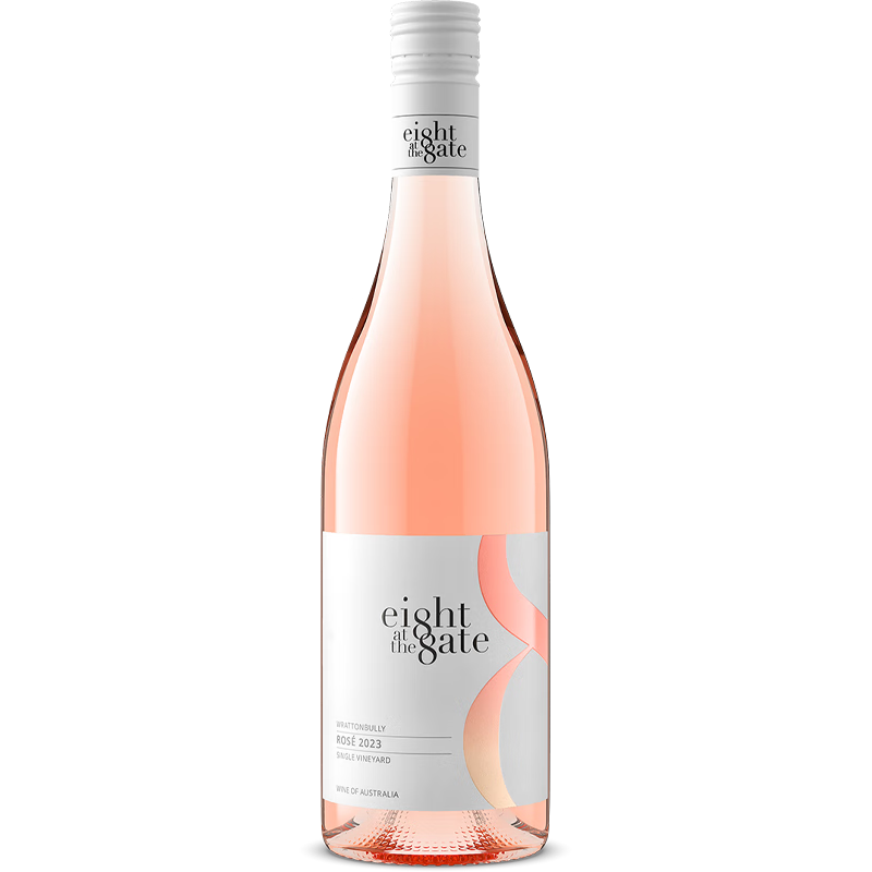 EIGHT AT THE GATE8号门进口赤霞珠玫瑰酒单一葡萄园粉色葡萄酒红酒约会自饮送人 赤霞珠玫瑰酒 750ml/单瓶