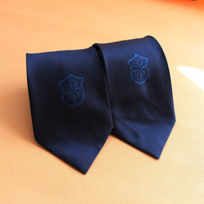 酷乔韵保安服领带新款保件保安领带 保安服领带单位工作领带餸领夹