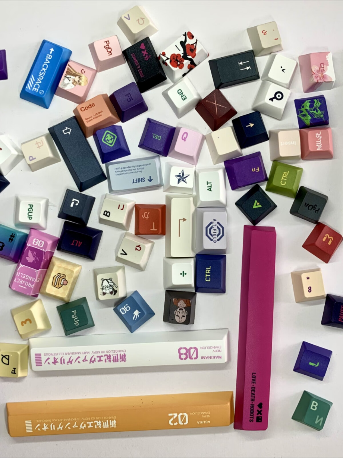 网游周边键帽垃圾包随机发客制化热升华键帽250/500克diy键盘 150克