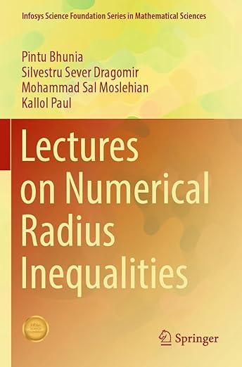 预订 Lectures on Numerical Radius Inequalities