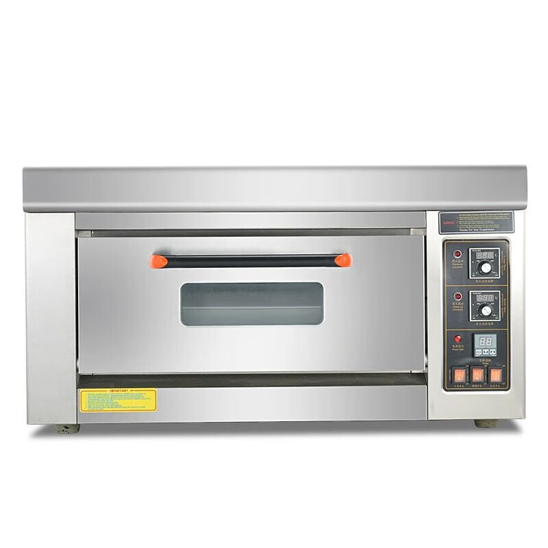 mnkuhg天然气液化气燃气烤箱商用一层一盘单层烘焙蛋糕披萨面包烤箱