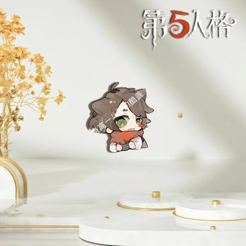 可爱途第五人格周边守夜人q版胸针高颜值勘探员囚徒卢卡卡通徽章摆件