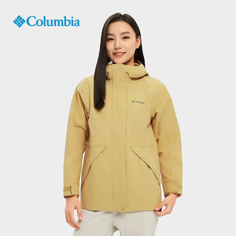 Columbia哥伦比亚女装24春夏新品户外防水防风透气连帽单层冲锋衣XR5295 XR5295-292 M