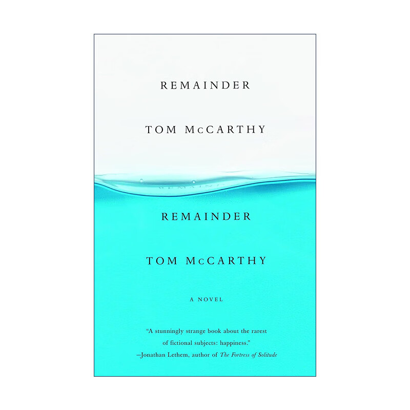 英文原版 remainder 记忆残留 tom mccarthy 英文版 进口英语原版书籍