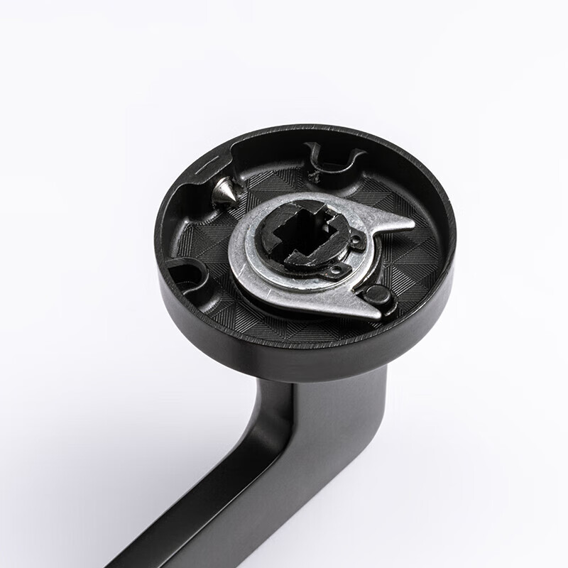 名门卧室门锁静音室内可选磁吸锁实木门锁简约百搭房门锁家用分体锁 【四重静音】枪灰色 左开