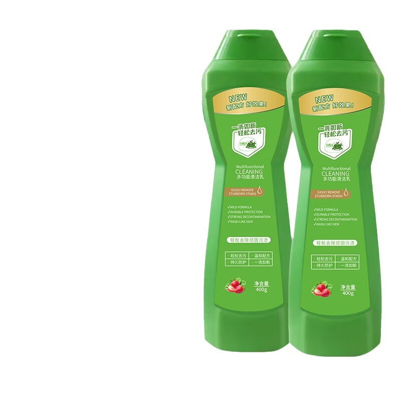 小鲸洗多功能清洁乳家用厨房浴室地板强力油烟水垢锅底去污多用途 400g 多功能清洁乳(1瓶装)