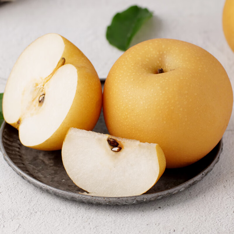 三世橙媛山东秋月梨新鲜脆甜多汁梨子当季时令水果整箱梨子 4.