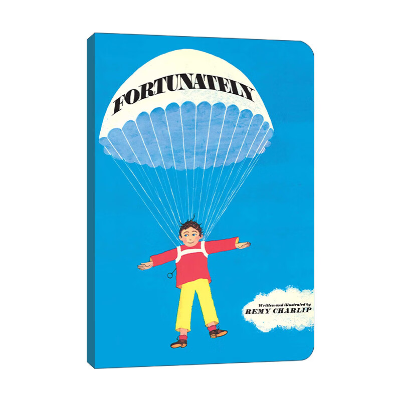 进口原版 fortunately 幸运的内德 纸板书 英文版 英语原版书籍