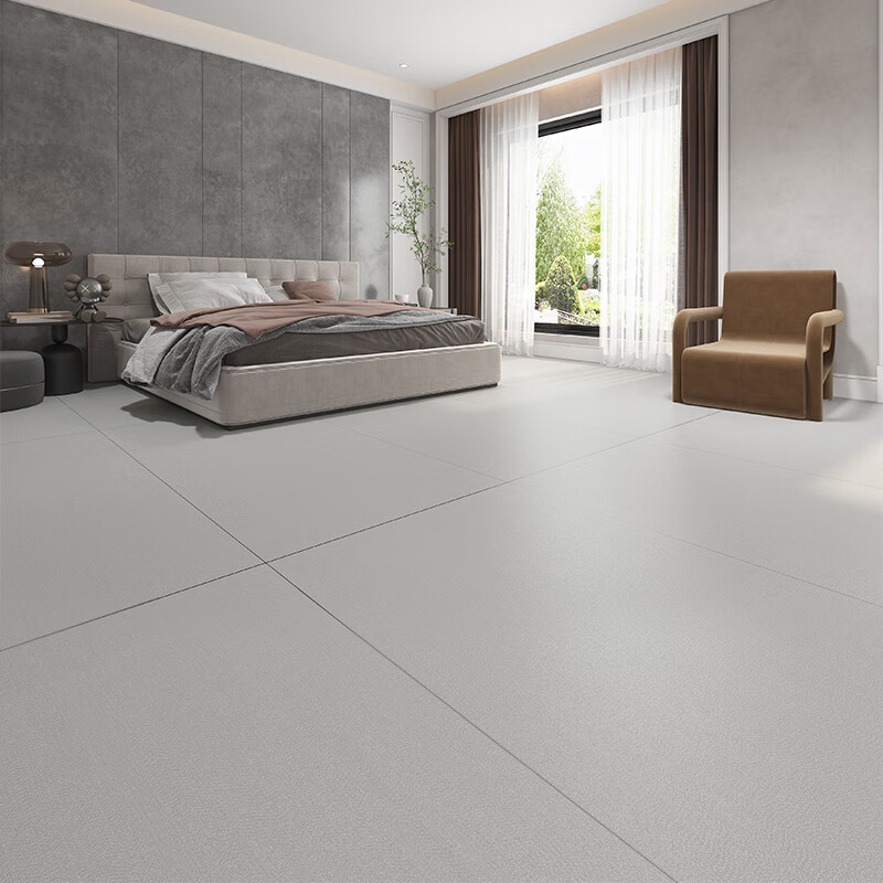 金丝玉玛 浅灰布纹柔光砖900x1800客厅半哑光地砖现代简约地砖2-jbl