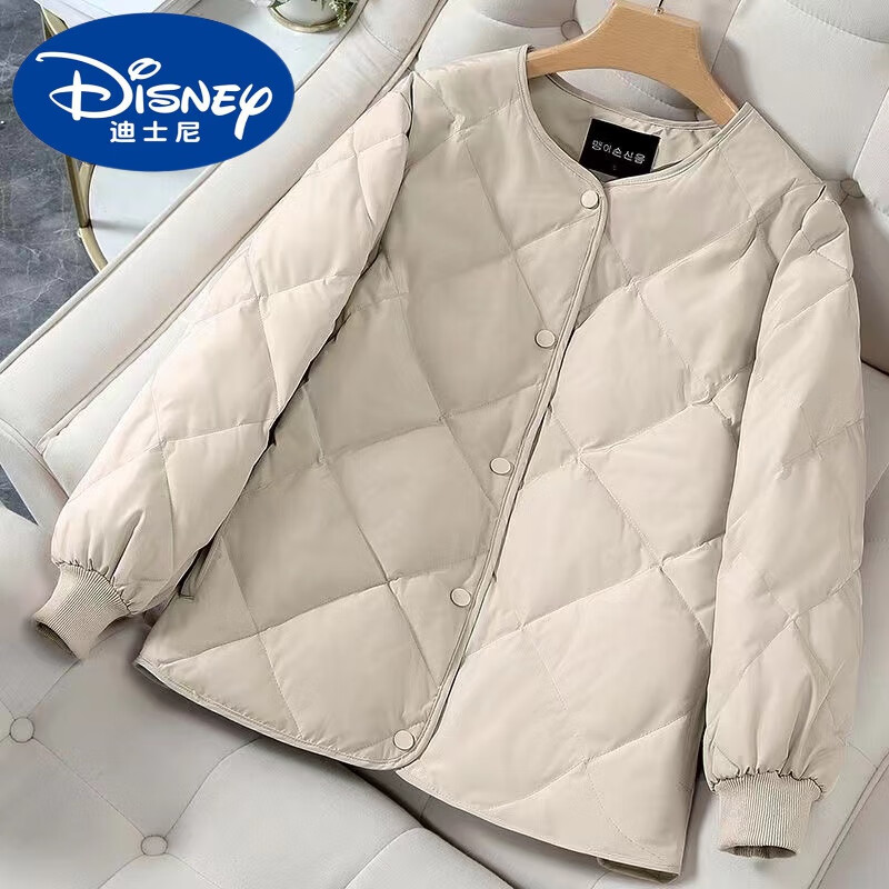 迪士尼（Disney）校服神器棉衣內(nèi)膽內(nèi)穿內(nèi)搭高初中生小棉襖保暖大童輕薄 奶茶色 45 M105-120斤