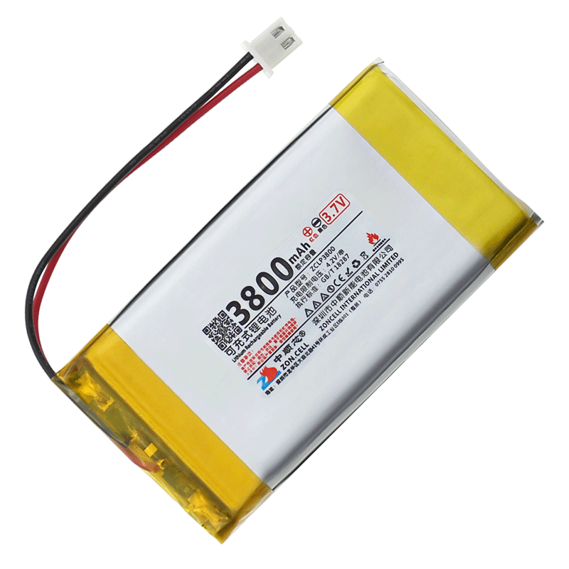 中順芯 并聯(lián)系列 戶外照明儀器旅行應(yīng)急便攜儲(chǔ)能數(shù)碼設(shè)備聚合物鋰電池組3.7V 653953x2P-3200mAh