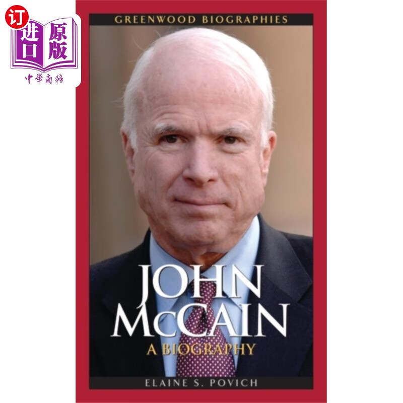 海外直订john mccain 约翰·麦凯恩