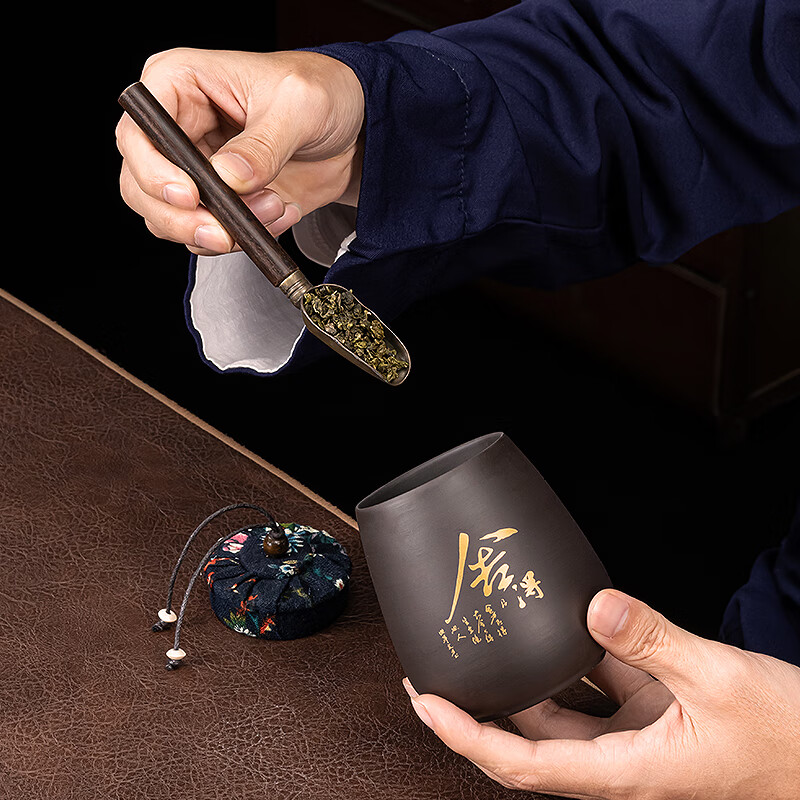 正扬紫砂石磨自动茶具套装家用功夫茶杯懒人泡茶器旋转出水贴花整套 紫砂自动(舍得)六杯+茶道