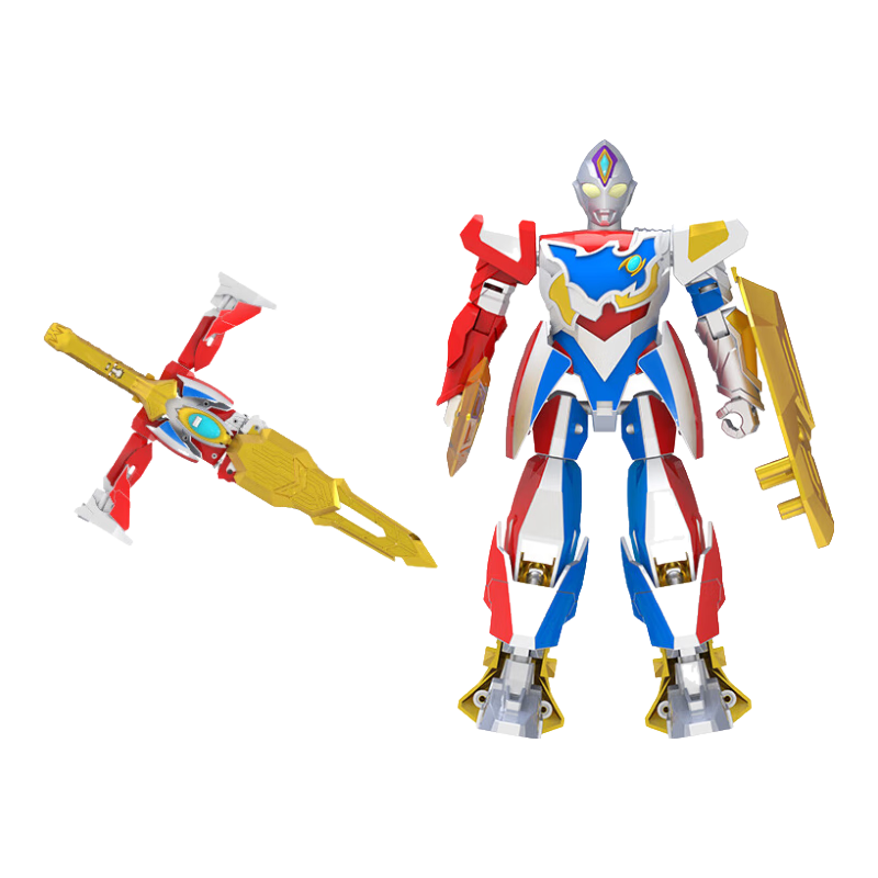 靈動創(chuàng)想奧特曼之刃德凱奧特曼 男孩兒童機甲變形玩具手辦模型禮物