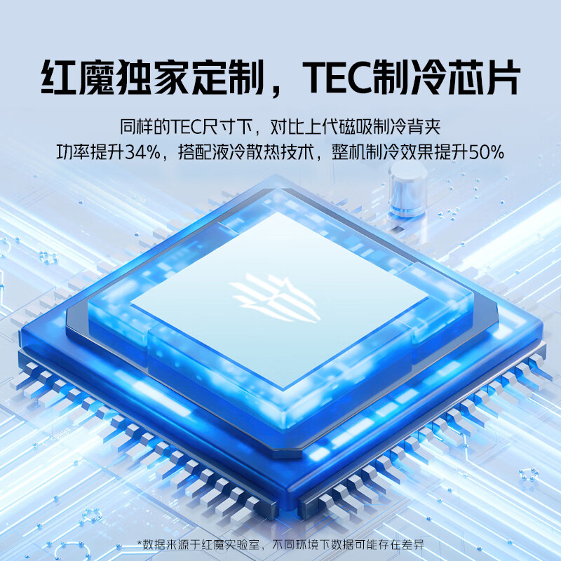 努比亚红魔磁吸散热器5Pro 36W液冷背夹手机游戏半导体降温神器适用黑鲨4一加苹果16小米iapd平板iqoo