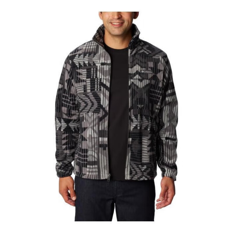 哥伦比亚（Columbia）男士夹克外套拉链立领户外休闲防风透气时尚帅气潮流痞帅9231555 Mountain Pathways Print 2XL