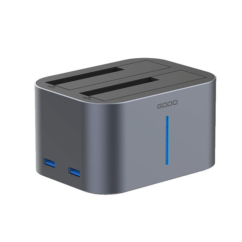 GODO��еӲ�̺���3.5�����2.5Ӣ��sata��̬�ƶ�˫��λ��չ����λ���USB3.0��ȡ������̨ʽ���ʼǱ�169Ԫ