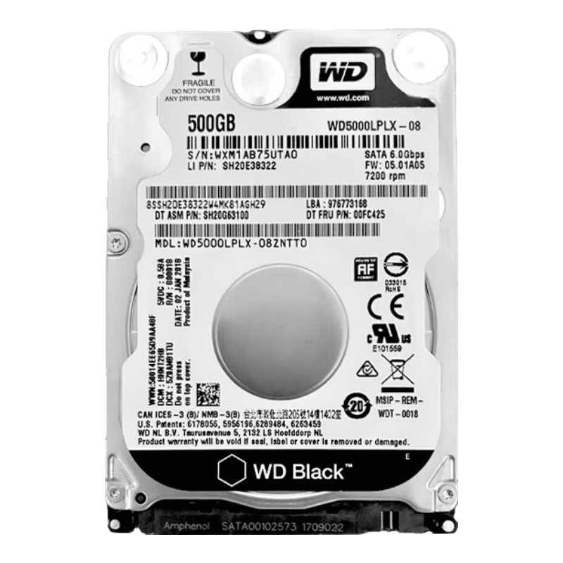 루lenovoеӲ̱ʼǱ SATA3 7mm 2.5Ӣ 5400ת 720ת ֱӲ ߼װӲ 500GB 7200ת32M棨 Y7000P/E490/E580/E585 274Ԫ2(137Ԫ/)