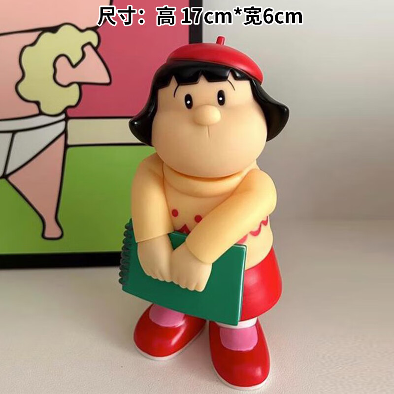 玄关装饰摆件胖虎公仔模型办公室客厅卧室电视柜摆饰 胖虎妹妹 均码