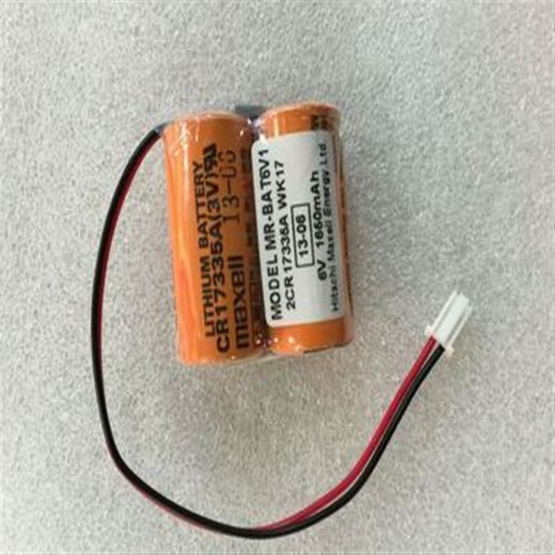 ykmc适用三菱 plc 电池 mr-bat6v1,2cr17335a wk17 6v 锂电池