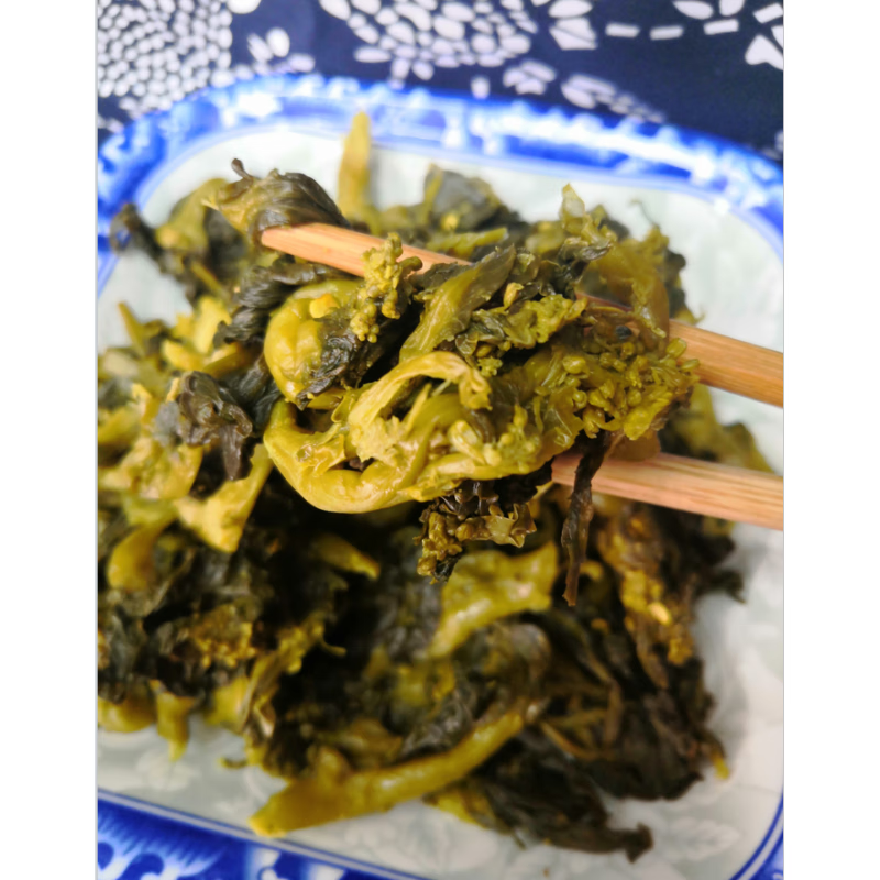 虎钢馋朱家角农家阿婆菜纯手工菜苋腌菜咸菜500g