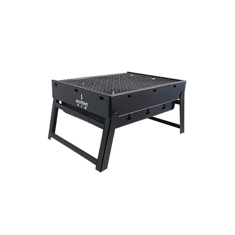 何大屋（Hodtown）一次性烧烤炉户外碳烤炉烤肉炉室内家用无烟围炉煮茶烧烤架  便携式烧烤炉