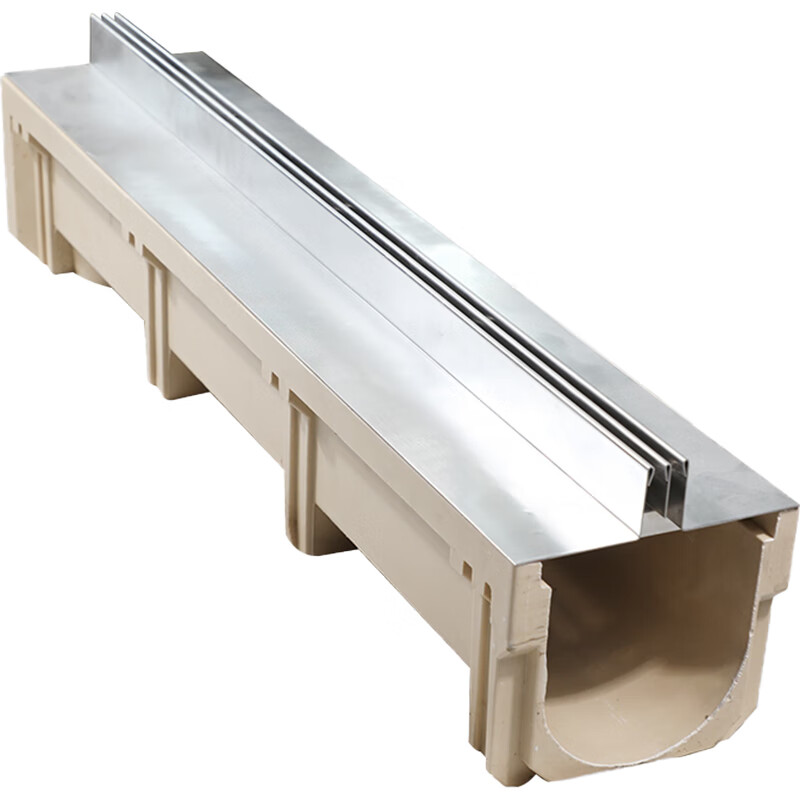 澳颜莱u形排水沟 成品排水沟u形槽smc下水道盖板不锈钢排水槽线性树脂