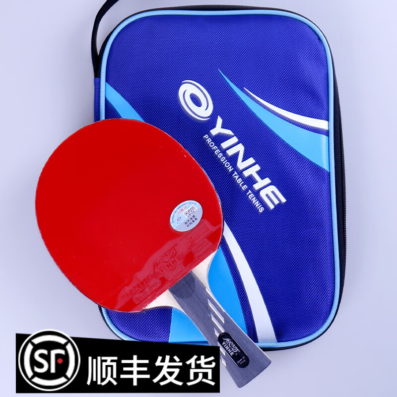 银河(yinhe)乒乓球拍专业碳素成品拍单拍九星 【10星】横拍/长手柄