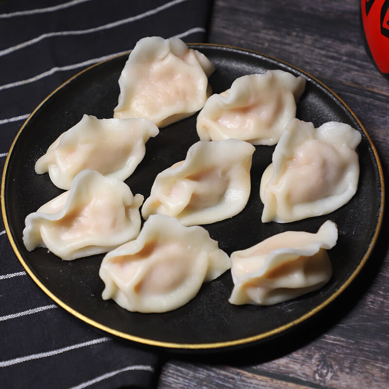 小平岛蟹黄饺子360g蟹黄馅水饺冷冻速食蒸煎煮海鲜饺2盒 蟹黄饺子360g*2盒