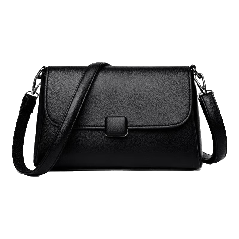 洛仕黛琪包包女包2025新款簡約百搭單肩斜挎包媽媽包中年女士軟皮小方包 卡其