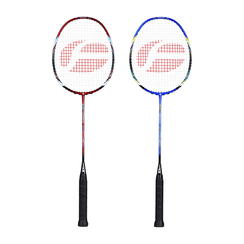 佛雷斯（FLEX）全碳素羽毛球拍 对拍 超轻双拍轻巧耐打高弹攻防兼备双打男女通用 2支装【红色1支+蓝色1支】 4U已穿线24磅