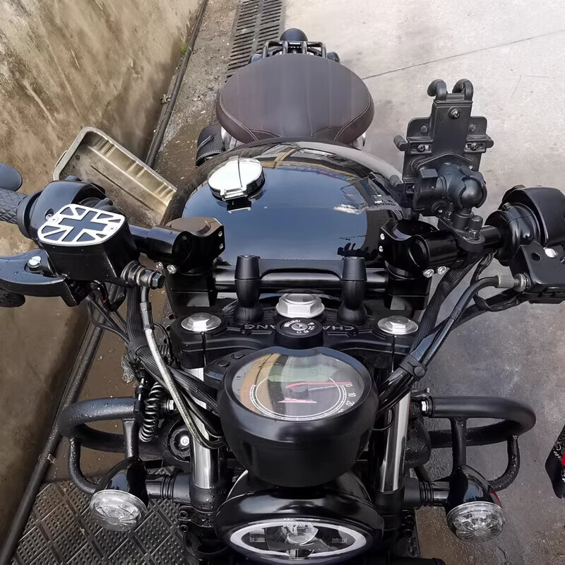 工马适用长江400 700i 650bobbie改装cnc铝合金分离车把 长江450s车把