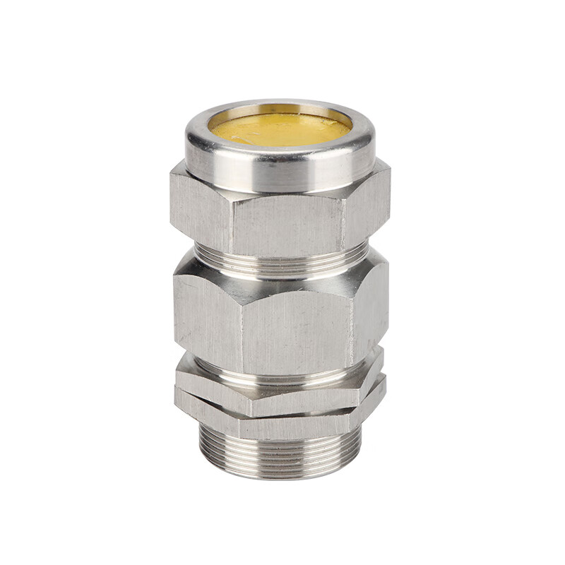 旭杉斯g型金属不锈钢铠装防爆接头防水接头葛兰头夹紧防爆定制 g1/2