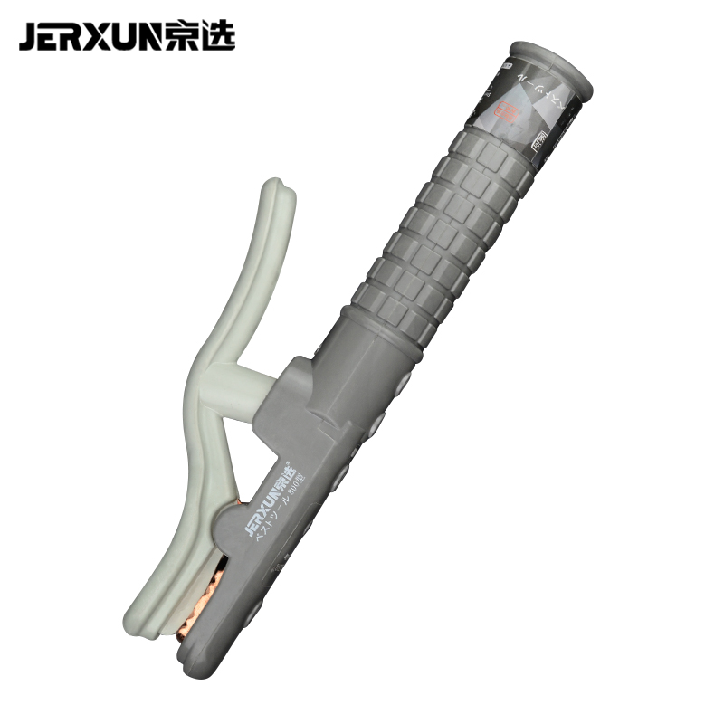 京选(jerxun)纯铜电焊钳电焊夹一体电焊把300/500/800a焊把钳子不烫手