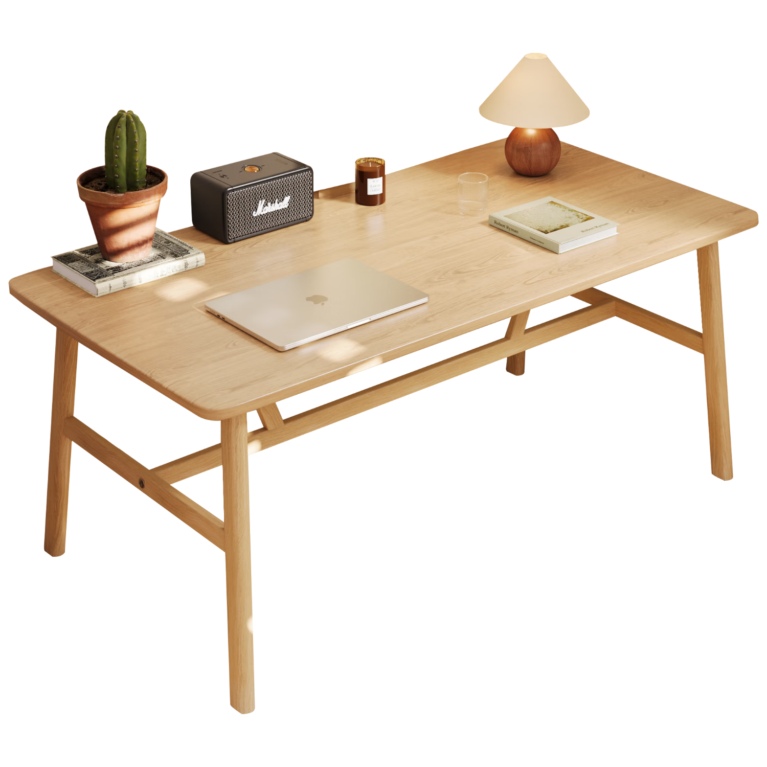 树浩小学生书桌家用仿实木学习桌儿童写字桌椅学生课桌卧室台式电脑桌